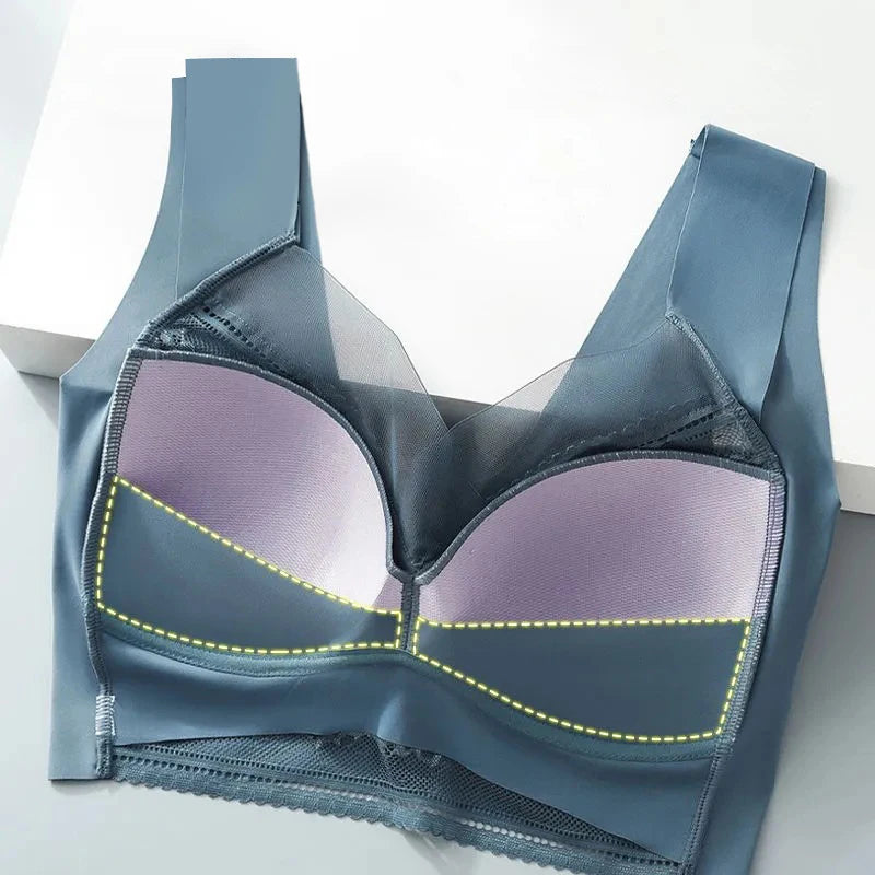 Lace Seamless Full Cup Push-Up Bra